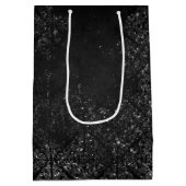 グリメリーオニキスグランジ | シルブリーブラックグラムダマスク ミディアムペーパーバッグ (裏面)
