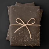 グリメリーグランジブロンズ | リッチブラウングラムダマスク ラッピングペーパーシート