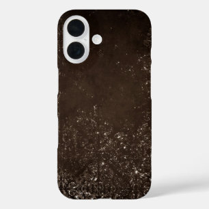 グリメリーグランジブロンズ リッチブラウングラムダマスク iPhone 16ケース