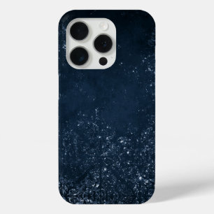 グリメリーグランジ海軍 ダークサファイアブルーダマスク iPhone 15 PROケース