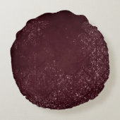 グリメリーワグランジイン | Sangria Bordeaux Damask ラウンドクッション (裏面)