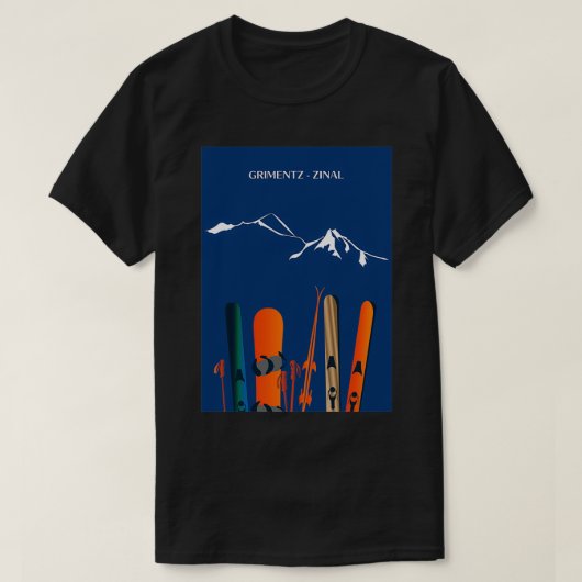 グリメンツジナルスキージナロトーンヴァイスショーンバイリーワ Tシャツ (デザイン正面)