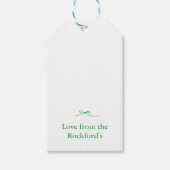 グリモダンエレガントーン弓モノグラム ギフトタグ (正面)