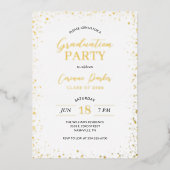 グリモダンッツ卒業党 箔招待状 (正面)
