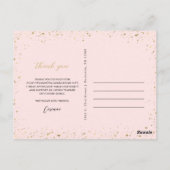 グリモダンッツ卒業写真ありがとうポストカード ポストカード (裏面)