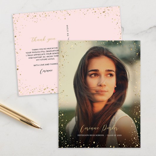 グリモダンッツ卒業写真ありがとうポストカード ポストカード