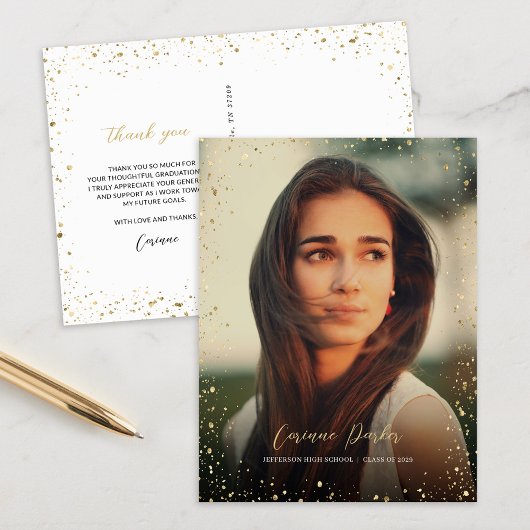 グリモダンッツ卒業写真ありがとうポストカード ポストカード