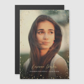 グリモダンッツ卒業写真発表磁石 マグネット招待状 (正面/裏面)