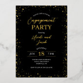 グリモダンッツ婚約パーティ招待状フォイルインヴィ 箔招待状 (正面)