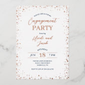 グリモダンッツ婚約パーティ 箔招待状 (正面)