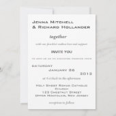 グリモダンッドブルー結婚式招待状 招待状 (裏面)