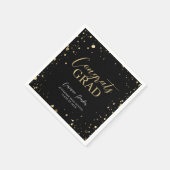 グリモダンッパーソナライズされたツ卒業 スタンダードカクテルナプキン (角)