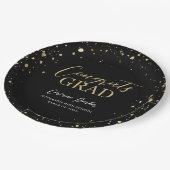 グリモダンッパーソナライズされたツ卒業 ペーパープレート (アングル)