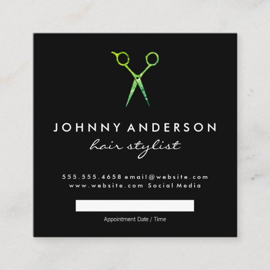 グリモダンーグランジン鋏アポイントメント 予約カード (正面)