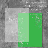 グリモダンーミニマルンダイヤモンド誕生日背景 招待状