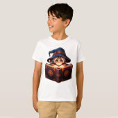 グリモワールの謎のスペルキャスター Tシャツ (正面フル)