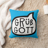 グリュスゴット,ドイツ語,バイエルン,オーストリア,こんにちは クッション (ブランケット)