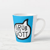 グリュスゴット，バイエルン，オーストリア，ドイツ語こんにちは カフェラテマグ (右)