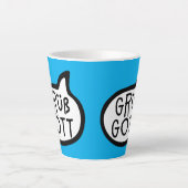 グリュスゴット，バイエルン，オーストリア，ドイツ語こんにちは カフェラテマグ (正面)