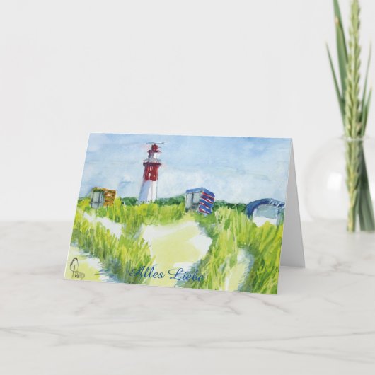 グリュックウンシュカルテゲブルツスタグカルテロイクトゥルム サンキューカード (正面)