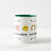 グリュックハベンヌールディアンデレン ツートーンマグカップ (中央)