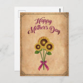 グリュックリヒャーMuttertagヴィンテージ ポストカード (正面/裏面)