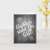 グリュッリッヒ・シュテットディール・ガット！ – イム・クレイディアフェスティル カード (黄色い花)