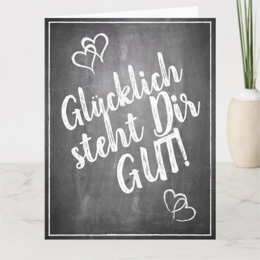 グリュッリッヒ・シュテットディール・ガット！ – イム・クレイディアフェスティル カード (正面)
