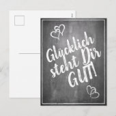 グリュッリッヒ・シュテットディール・ガット！ – イム・クレイディアフェスティル シーズンポストカード (正面/裏面)