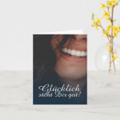 グリュッリッヒ・シュテットディール・ガット！ – ブラウ カード (黄色い花)