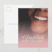 グリュッリッヒ・シュテットディール・ガット! – ロゼ シーズンポストカード (正面/裏面)