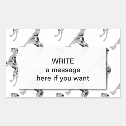 グリュティガードグゲンシルエット 長方形シール (正面)