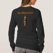 グリリおもしろいマイスター&バーニングソーセージBBQ Tシャツ (裏面)