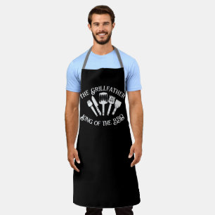 グリリおもしろいングギフト男性へ- The GrillFather エプロン