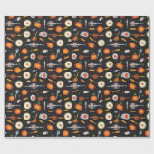 グリリンとチリンのパターン ラッピングペーパー (フラット)