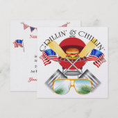 グリリンとチリンの愛国心 招待状 (正面/裏面)