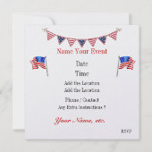 グリリンとチリンの愛国心 招待状 (裏面)