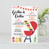 グリリンとチリン成人誕生日 招待状 (スタンド正面)
