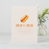 グリリンと肌寒い夏の裏庭BBQ 招待状 (スタンド正面)