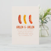 グリリンと肌寒い夏の裏庭BBQ 招待状 (スタンド正面)