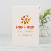 グリリンと肌寒い夏の裏庭BBQ 招待状 (スタンド正面)