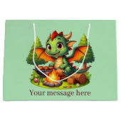 グリリングクールドラゴン追加文字 ラージペーパーバッグ (正面)