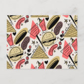 グリリング夏BBQドードルベビーシャワー ポストカード (裏面)