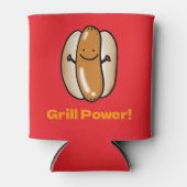 グリリング熱い犬の漫画 缶クーラー (正面)