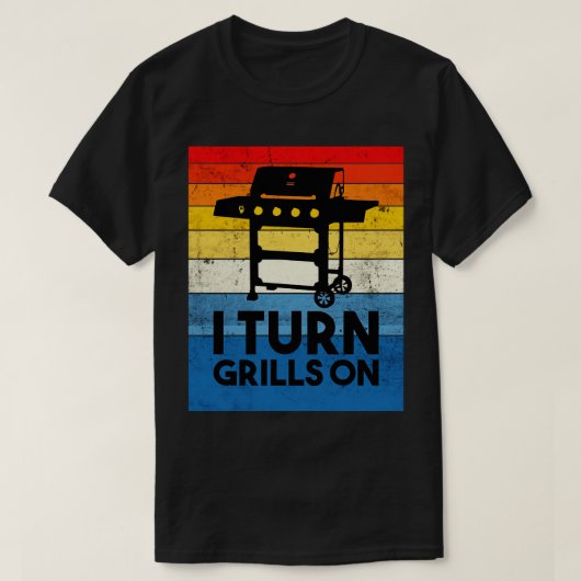 グリリングBBQ Tシャツ (デザイン正面)