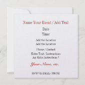 グリリン招待状 招待状 (裏面)