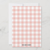 グリリン&チリンギンガムBBQ招待状 招待状 (裏面)