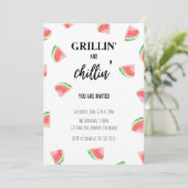 グリリン&チリンスイカBBQ招待状 招待状 (スタンド正面)