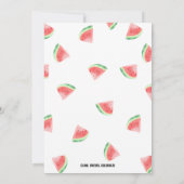 グリリン&チリンスイカBBQ招待状 招待状 (裏面)