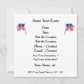 グリリン＆チリン警察クックアウト招待状 招待状 (裏面)